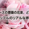 プロポーズのバラの花束の残し方